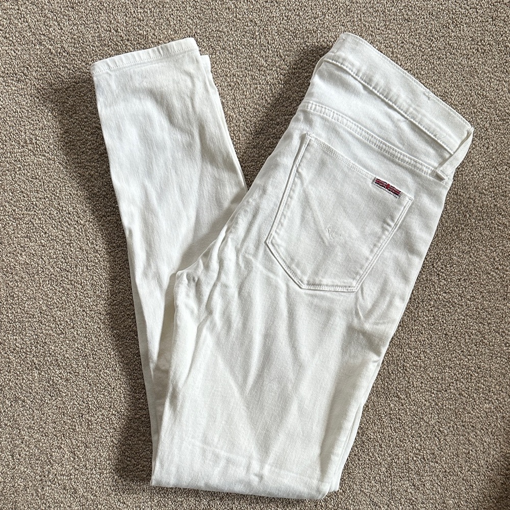 Hudson Jeans Women's Cream Skinny Jeans